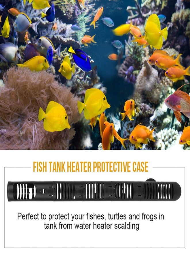 GOTOTOP Fish Heater Protective Case, Aquarium Fish Heater Protective Case Detachable Designed Cover with Suction Cups(No. 4 Protective Sleeve 42.5 cm Long) - Image 2